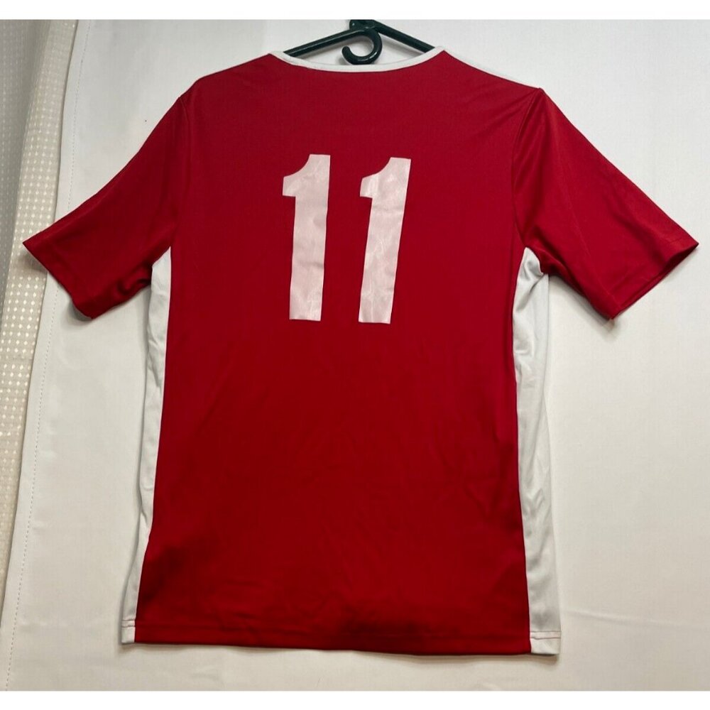 Adidas Hillsboro Soccer shirt youth boys teens XL 15 16 years red - Picture 2 of 8